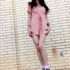 Pink romper